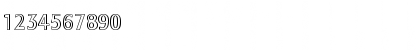 Download Formata Condensed Outline Font Numeric Preview