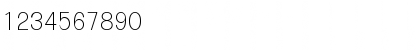 Download Formula-Xlight Regular Font Numeric Preview