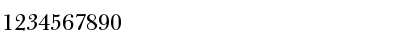 Download BulmerMT Roman Font Numeric Preview