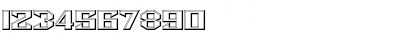 Download BulwarkNF Regular Font Numeric Preview