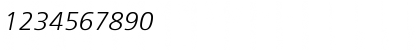 Download FreeSetC Italic Font Numeric Preview