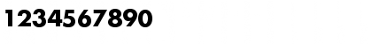Download Futura Bold Font Numeric Preview
