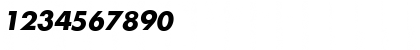 Download Futura Bold Oblique Font Numeric Preview