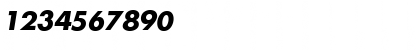 Download Futura Bold Oblique Font Numeric Preview