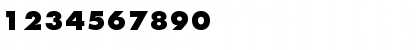 Download Futura Extra Bold Font Numeric Preview