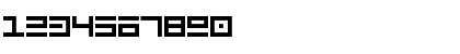 Download BureaucratCapsSSK Regular Font Numeric Preview