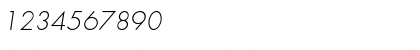 Download Futura Std Light Oblique Font Numeric Preview