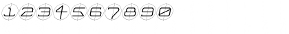 Download FutureKill LightSkew Font Numeric Preview