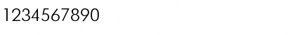 Download FuturisLightC Regular Font Numeric Preview