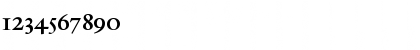 Download Galliard Roman Font Numeric Preview