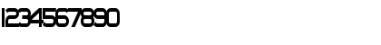 Download Burning Regular Font Numeric Preview