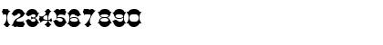 Download Burninhood-Thin Regular Font Numeric Preview