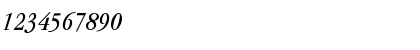 Download GaramItcTBooConIta Regular Font Numeric Preview