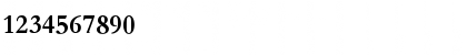 Download Garamond MT Std Bold Font Numeric Preview