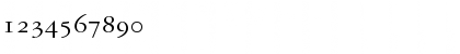 Download Garamond 3 Small Caps & Old Style Figures Font Numeric Preview