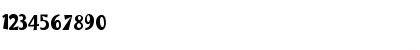 Download Burweed ICG Regular Font Numeric Preview