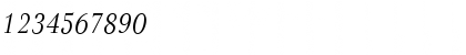 Download Genre Italic Font Numeric Preview