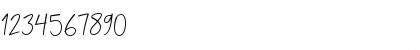 Download Alessandria Regular Font Numeric Preview