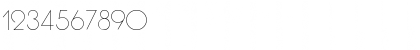 Download Busorama Light Regular Font Numeric Preview