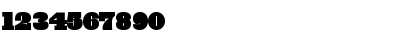 Download Giza NineFive Font Numeric Preview