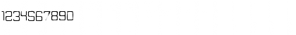Download Butterbelly Gaunt Regular Font Numeric Preview