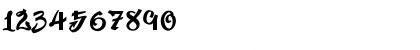 Download Graffiti Regular Font Numeric Preview