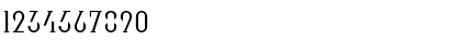 Download Granite SemiStencilLight Font Numeric Preview