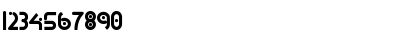 Download buzpark tr Turkish Regular Font Numeric Preview