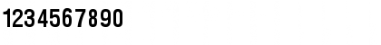 Download Hallmarke CondBold Font Numeric Preview