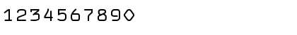 Download HardCase Light Font Numeric Preview