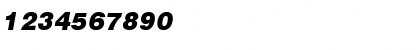 Download Helvetica Black Oblique Font Numeric Preview