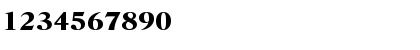 Download Horsham-DemiBold Regular Font Numeric Preview