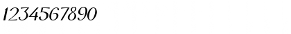 Download CadizSCapsSSK Italic Font Numeric Preview