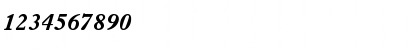 Download Imprint MT Std Bold Italic Font Numeric Preview