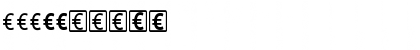 Download Info Euro Font Numeric Preview
