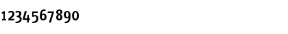 Download InfoTextMedium Roman Font Numeric Preview