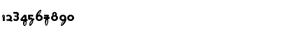 Download Inkling Regular Font Numeric Preview