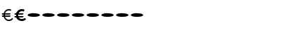 Download Instanter Euro Font Numeric Preview