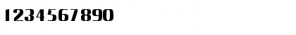 Download Inverserif Normal Font Numeric Preview