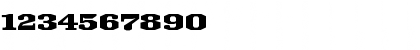 Download Ironmonger Extnd Font Numeric Preview