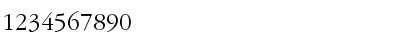 Download ITC Garamond Std Light Font Numeric Preview