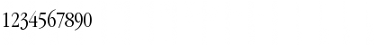 Download ITC Garamond Std Light Narrow Font Numeric Preview