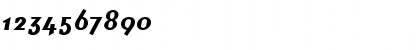Download Jackdaw Italic Font Numeric Preview