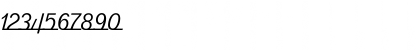 Download JavelinMedium Regular Font Numeric Preview