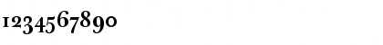 Download J Baskerville Bold Font Numeric Preview