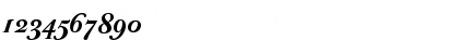 Download J Baskerville Bold Italic Font Numeric Preview