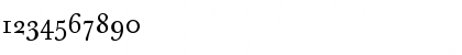Download J Baskerville Text Regular Font Numeric Preview