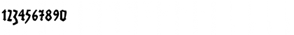 Download JohannesG Regular Font Numeric Preview
