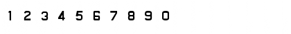 Download Johndvl Regular Font Numeric Preview