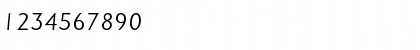 Download Johnston ITC Std Light Italic Font Numeric Preview